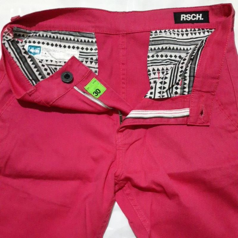 Sch Rsch Ouval Research Gummo Celana Pendek Original Asli Baru size 32 & 30 Warna Pink dan Camo Long