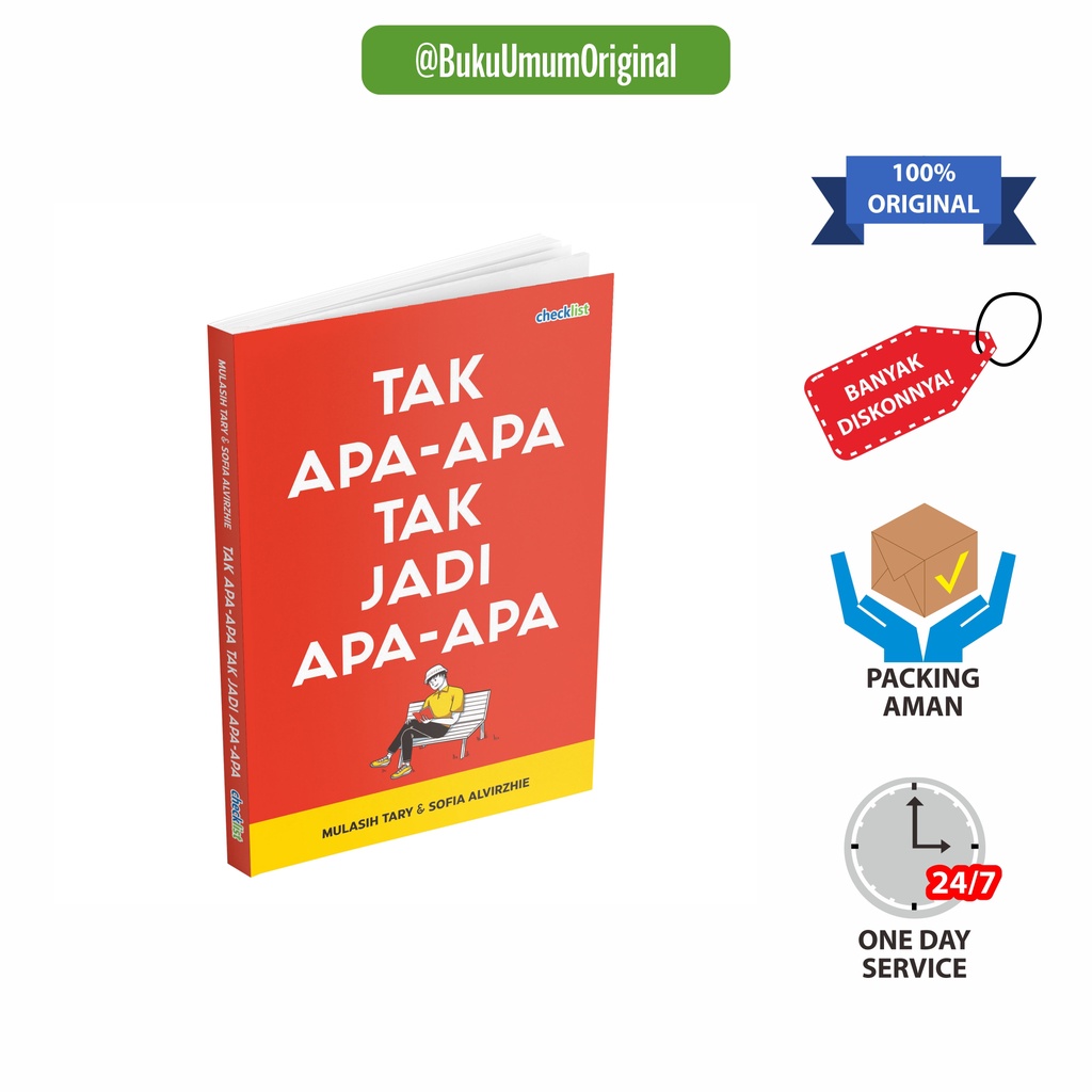 Buku Motivasi Tak Apa-Apa Tak Jadi Apa-Apa