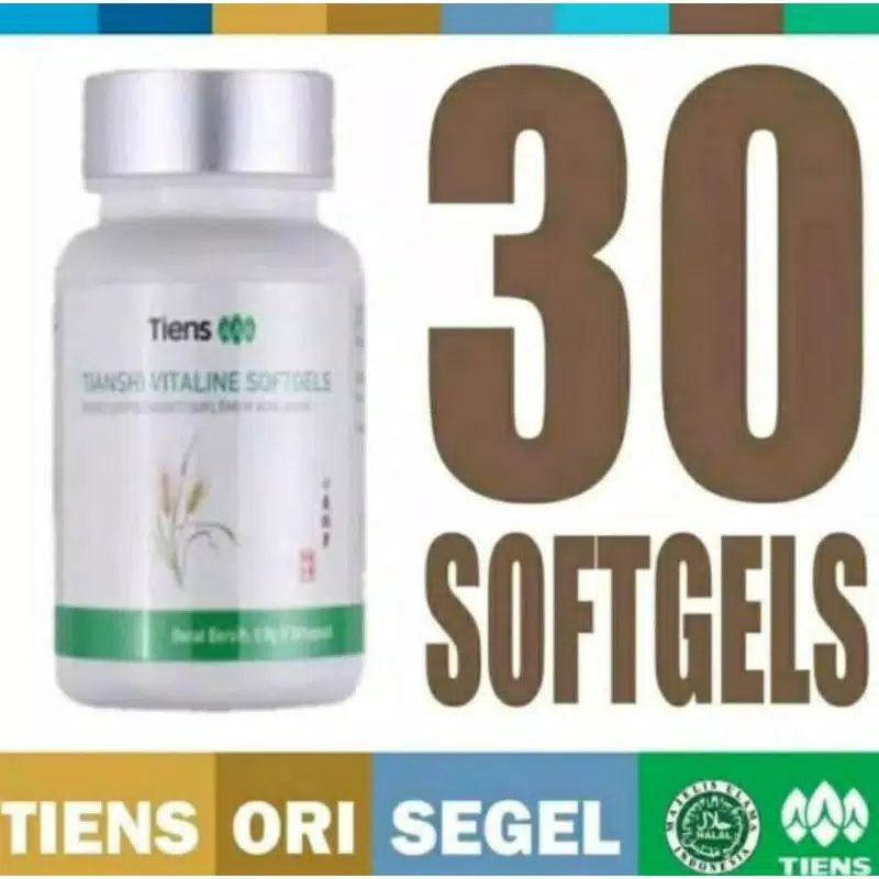 VITALINE SOFTGEL TIENS | PEMUTIH | ORIGINAL