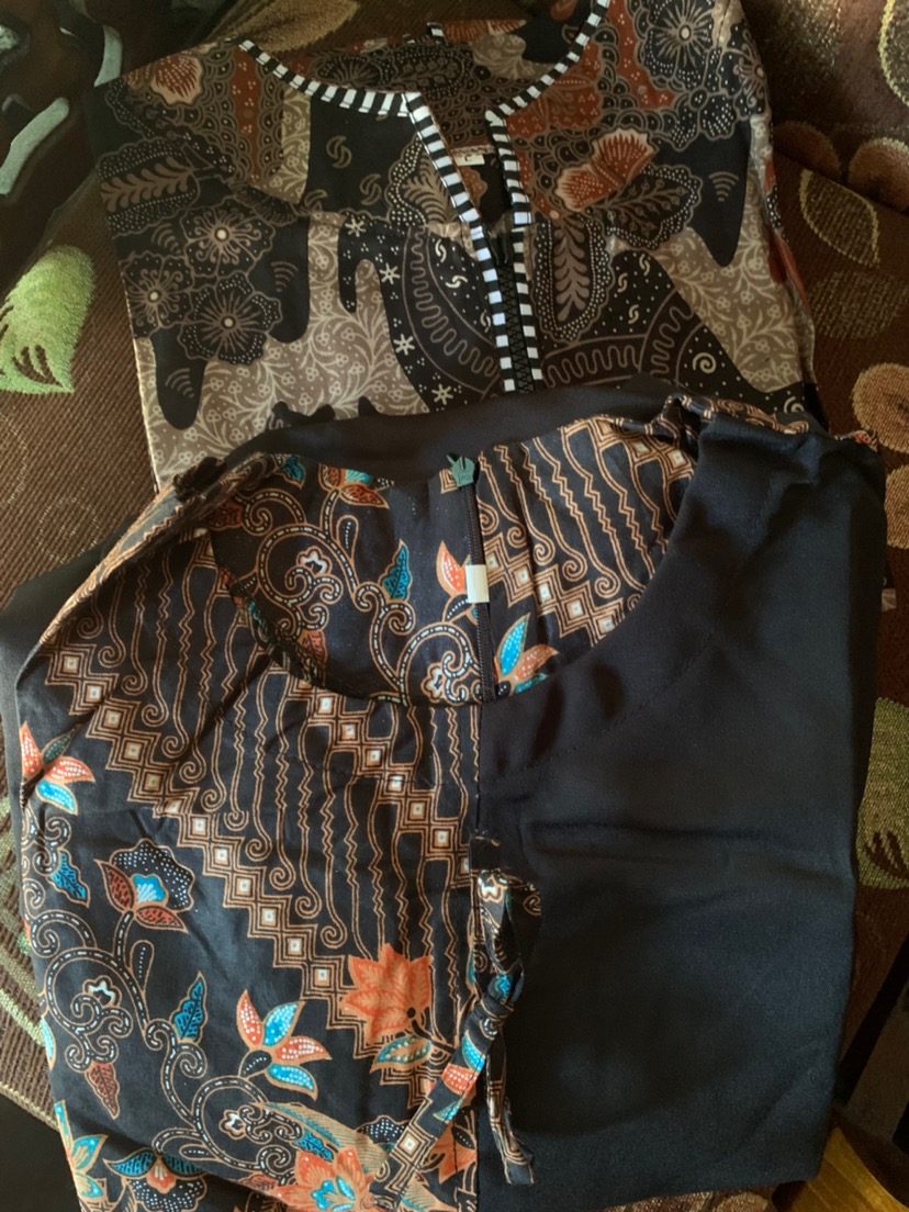 Atasan Batik Dolby Dolbi Dobby Doby Tenun Sutra Tulis Halus Katun Atbm Baron ,sarombit Atasan