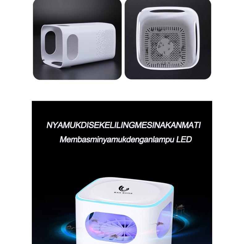 LKS-2019 LED Mosquito Killer Lamp Purple Vortex / Lampu Pembunuh Nyamuk