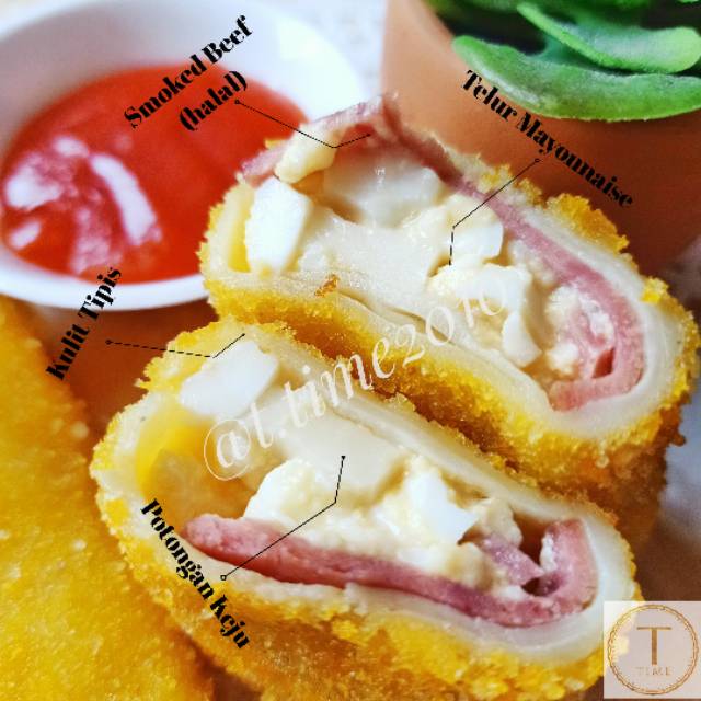 

Frozen Risoles ( Smoked Beef, Egg Mayo dan Keju) - Harga 1 Pack