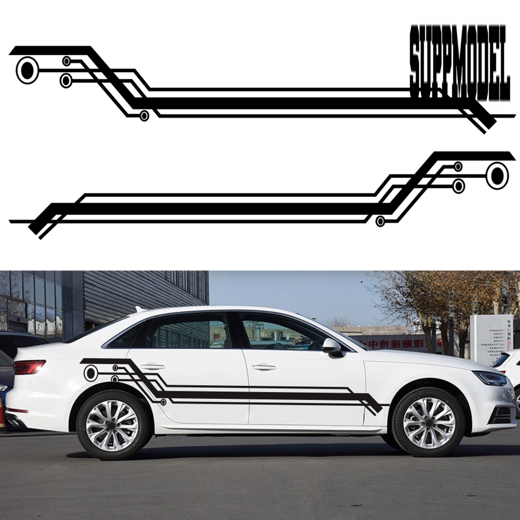 2pcs Stiker Mobil Motif Tulisan Noshrinking Untuk SUV