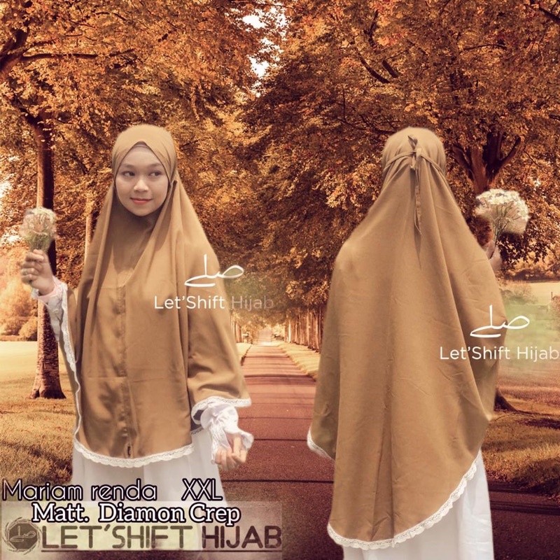 BERGO MARYAM JUMBO /BERGO MARYAM RENDA UKURAN XXL/MARYAM RENDA JUMBO