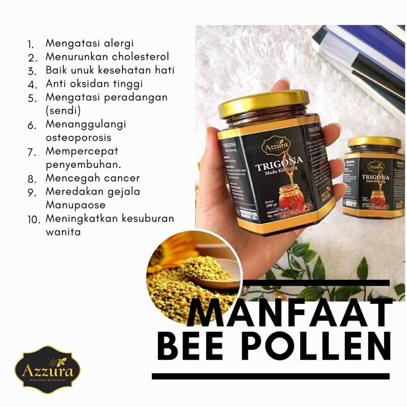 

Madu trigona bee pollen 200gr