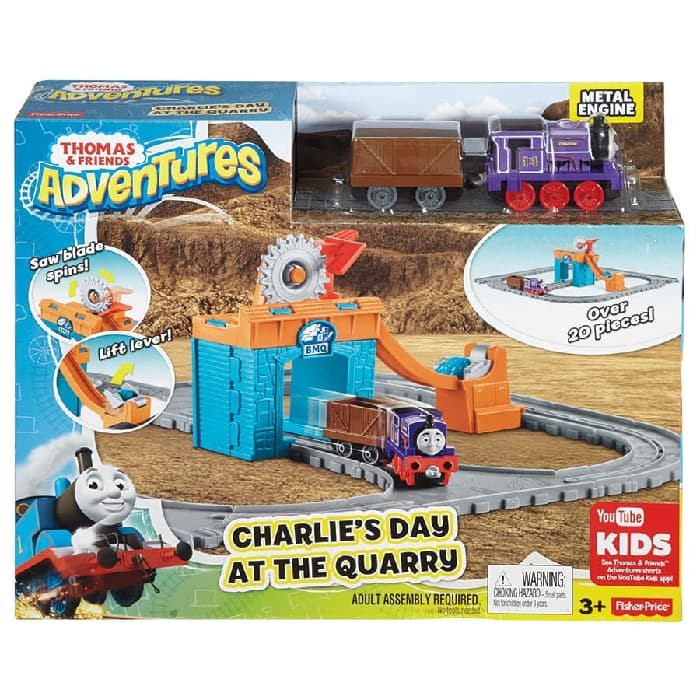 THOMAS ADVENTURES CHARLIE S DAY AT THE QUARRY mainan kado ultah anak perempuan laki laki hadiah bay
