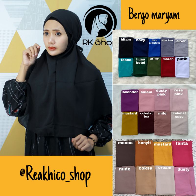 BERGO MARYAM DIAMOND PENDEK NOT PET