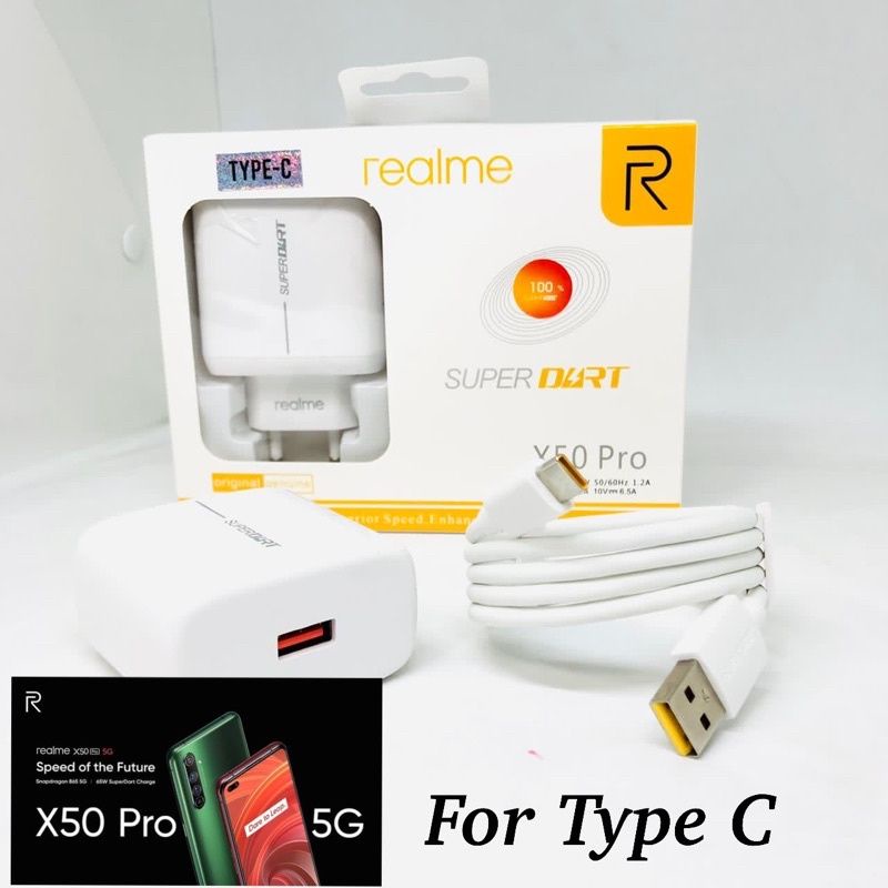 CHARGER REALME 65W ORIGINAL SUPER VOOC