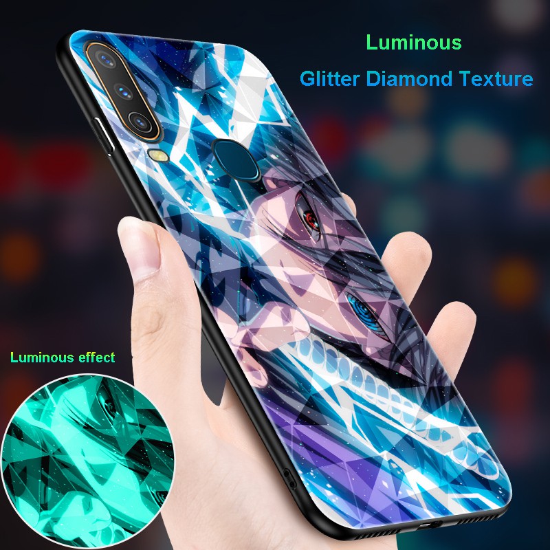 Night Glowing Anime Naruto Anti Fall Hard Case Hp Vivo Y12 Y15 Y17 Z1 Pro S1 Diamond Night Glitter Fashion Ultrathin Handphone Covers Shopee Indonesia