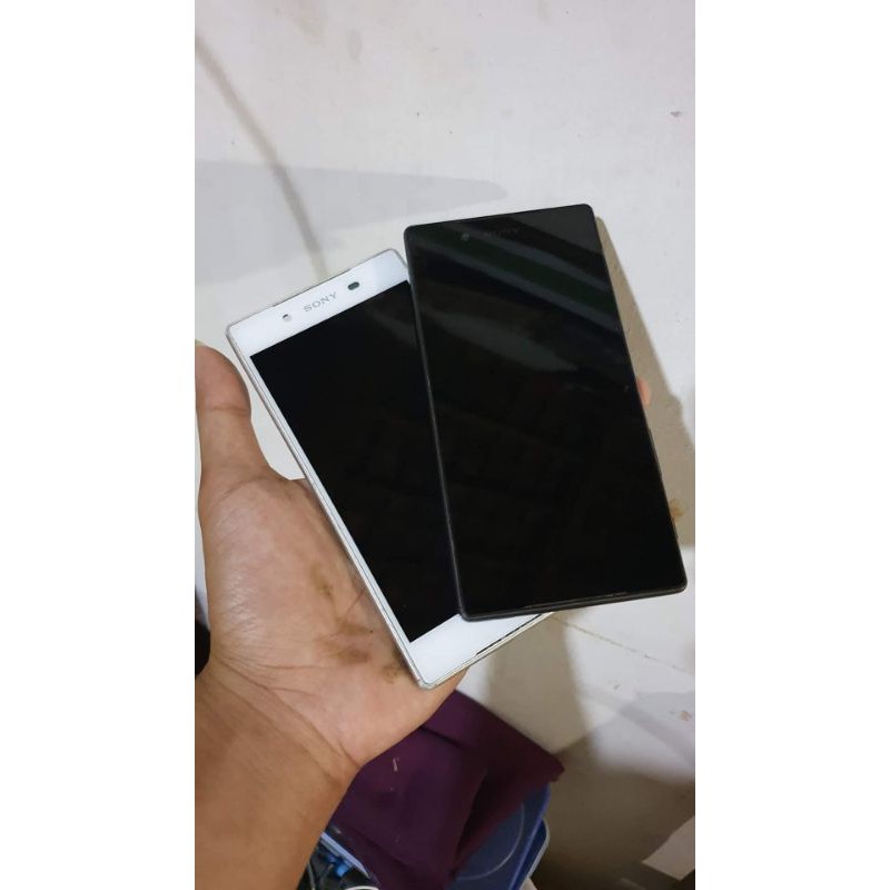 lcd z5 big 5.2 in ori copotan set bezel good condition