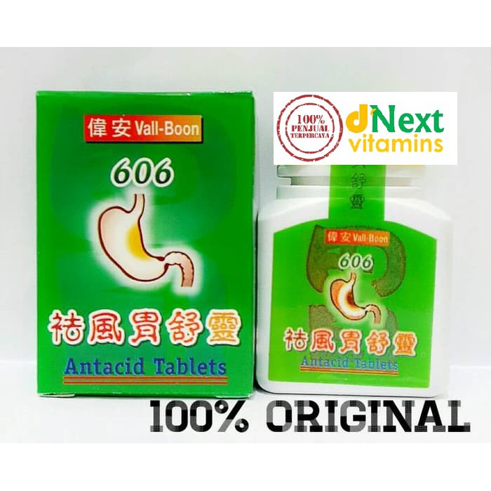 VAL-BOON 606 ANTACID TABLETS (OBAT MAAG)