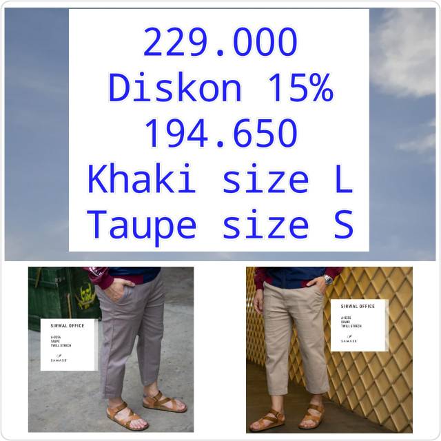 Sirwal office samase