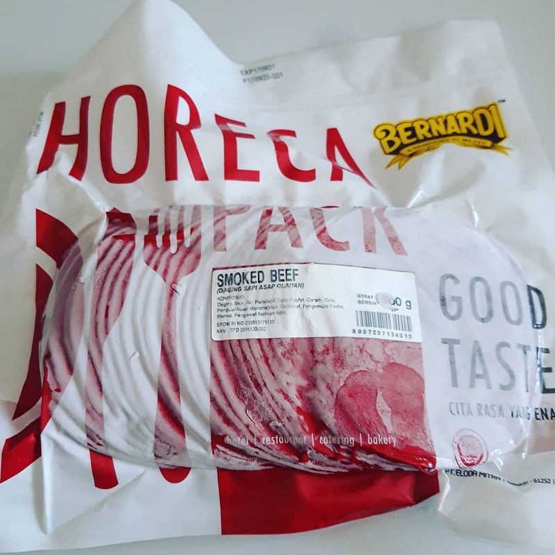 

bernardi horeca smoked beef 500 gram