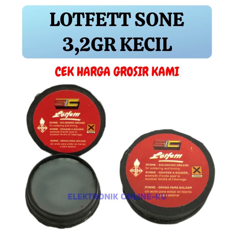 LOTFETT MINYAK PASTA SOLDER 3,2GRAM KECIL