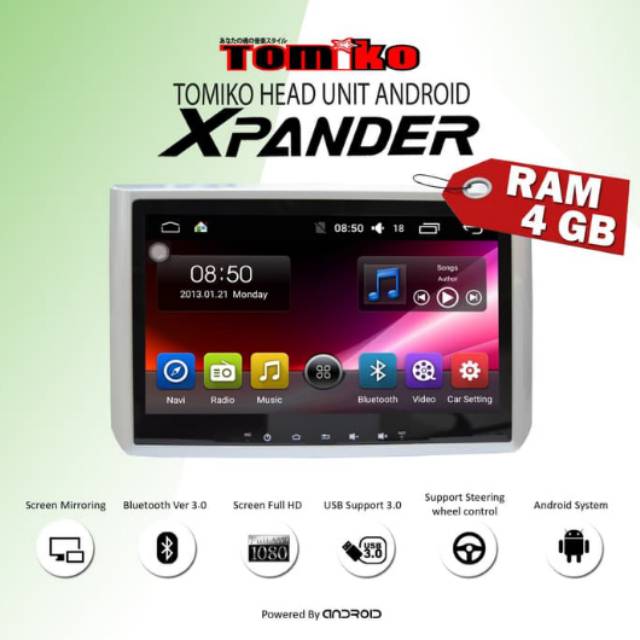 head unit TOMIKO OEM for Xpander