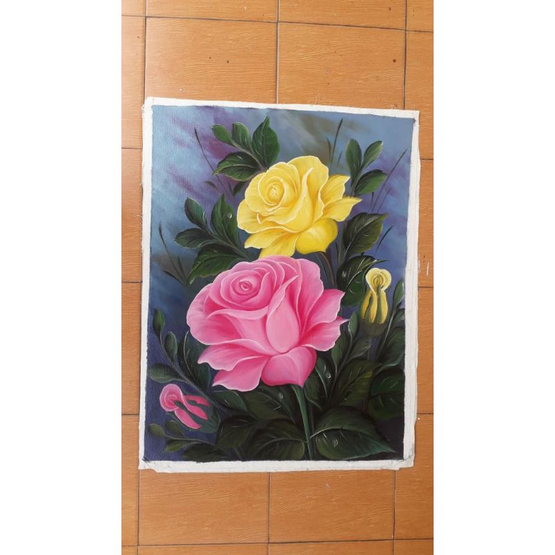 lukisan bunga macam macam