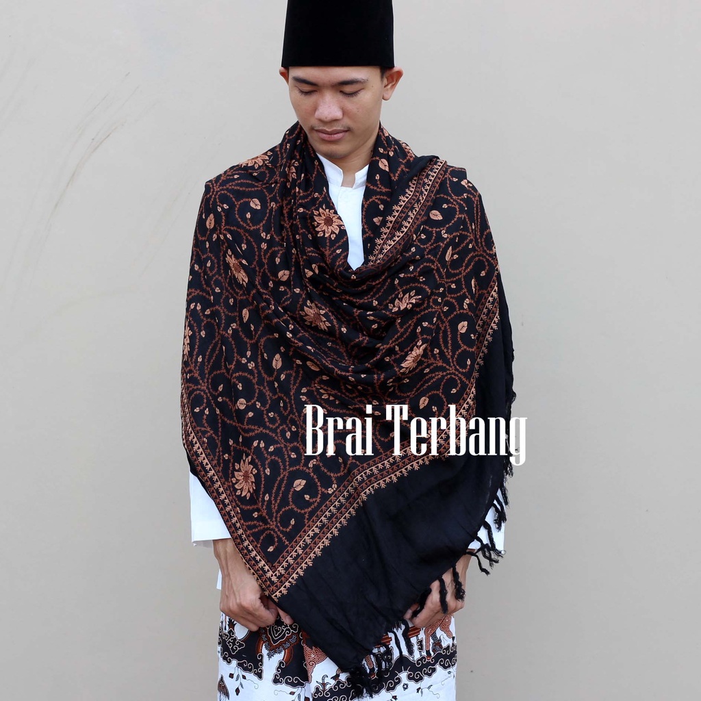 sorban panjang premium kashmiri shawl full bordir wool