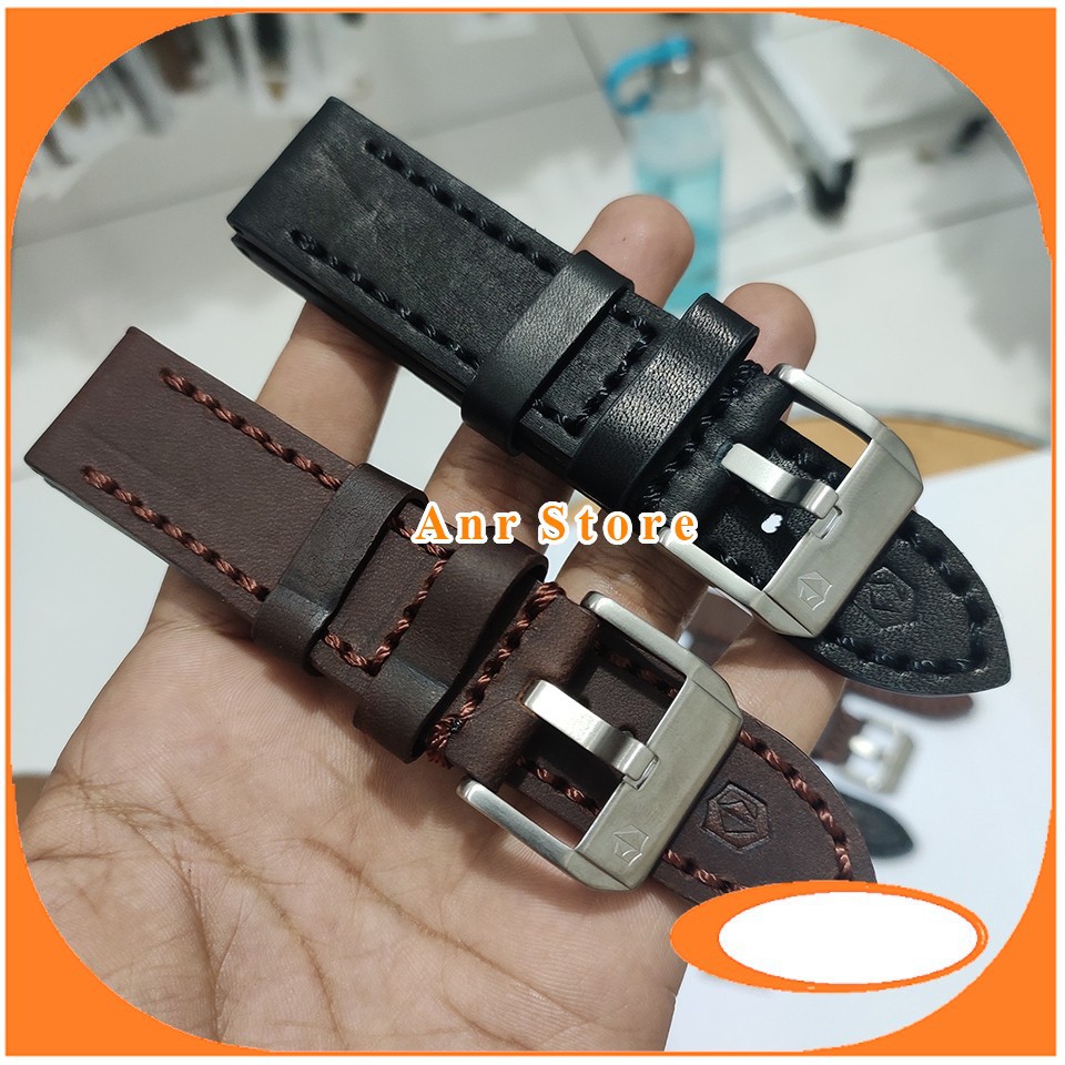 Strap Tali Jam Tangan Kulit Expedition Original 22 mm 24 mm Bonus Pin dan Reemover