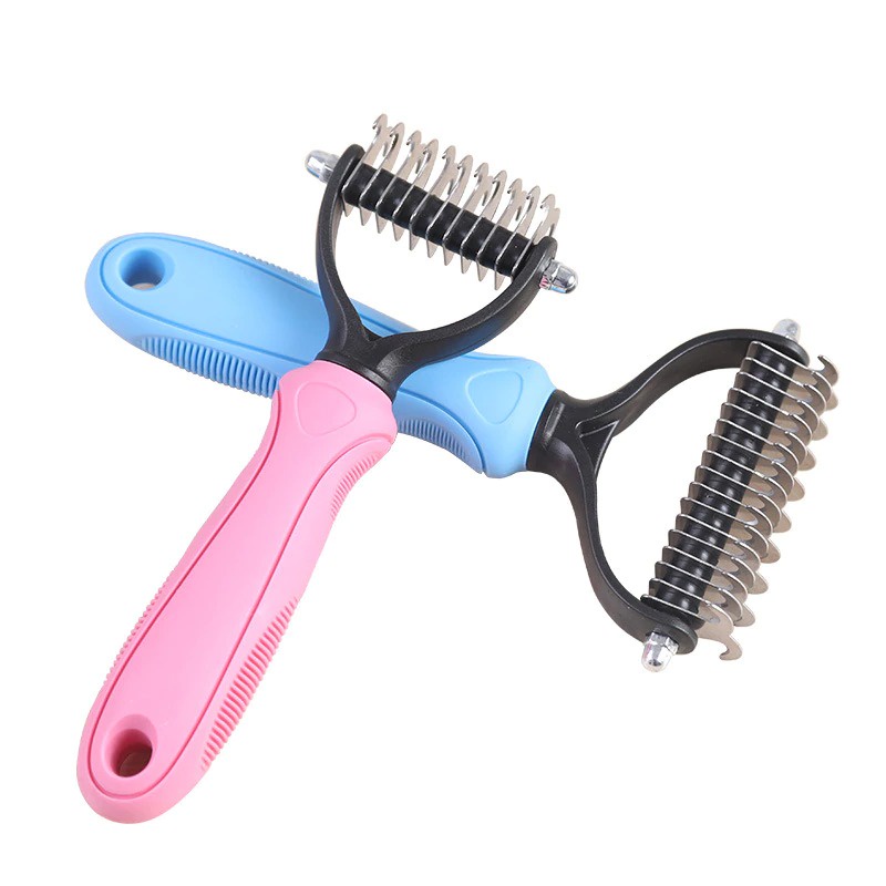 Sisir Rambut Binatang Peliharaan Hair Removal Comb Pet Grooming Tool - AES0124