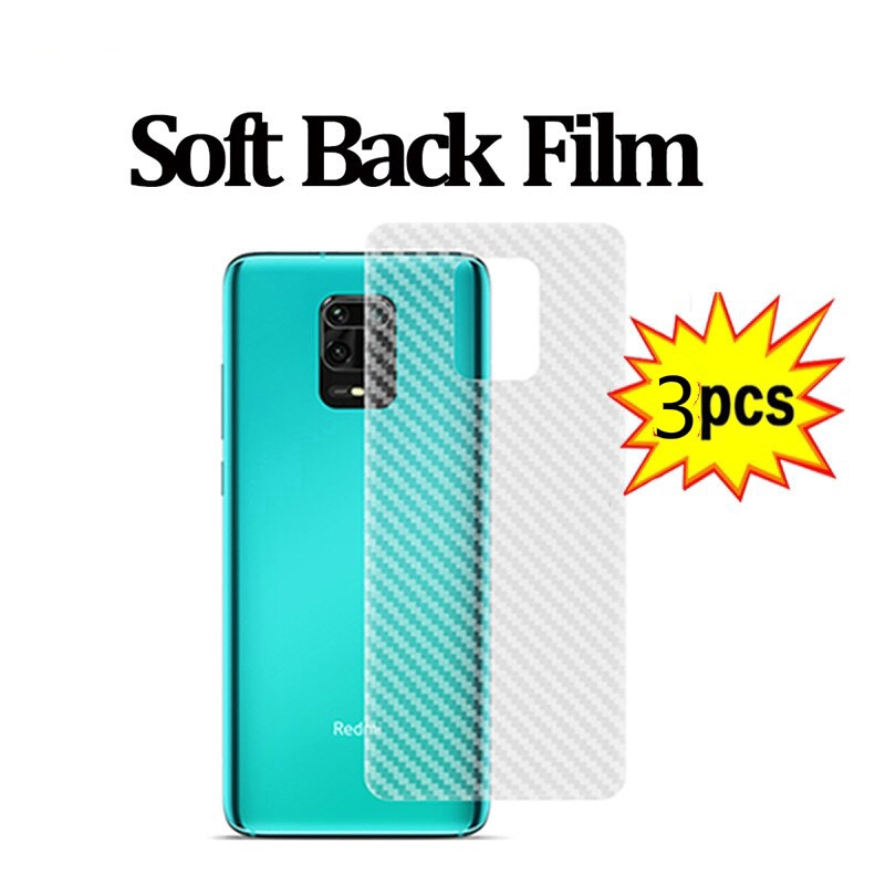 Xiaomi Redmi 9C 9A Note 9S Note 9 Pro Redmi Note 8 Pro Carbon Fiber Back Film Screen Protector BY