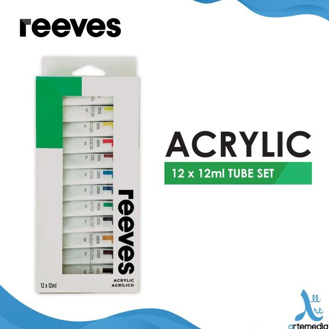 

Cat Akrilik Reeves 12X12Ml Tube Acrylic Color Paint Set