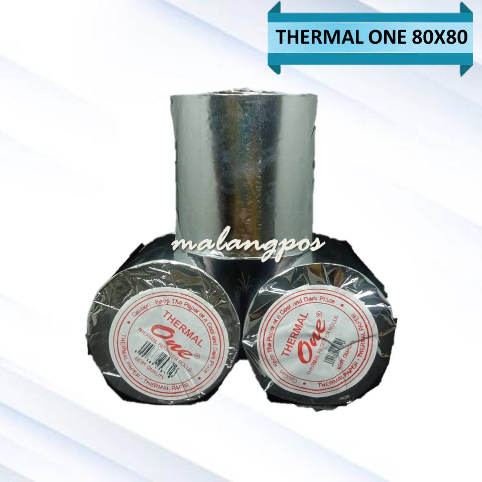 KERTAS KASIR KERTAS STRUK KERTAS THERMAL ONE ROLL A6 80x80 MM CORE 19