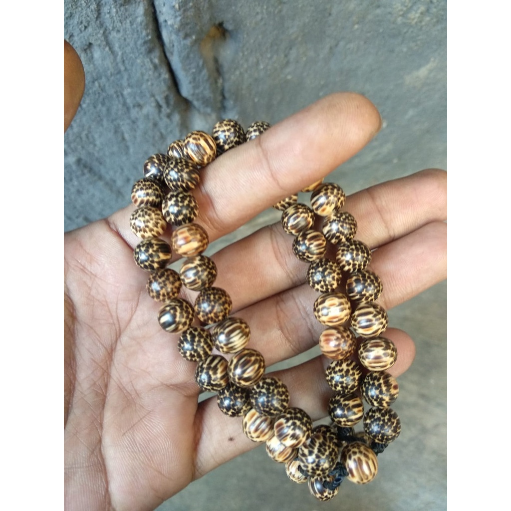 Gelang Kayu Bertuah Murah Gelang Liwung Macan Termurah Motif Bulat 8mm