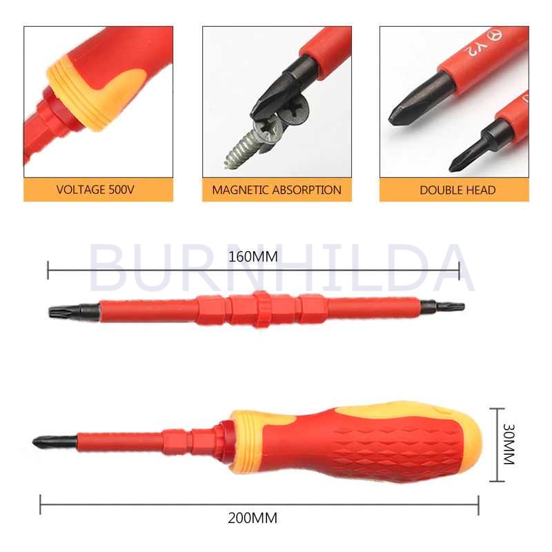 Obeng Set Reparasi 14 in 1 accesoris mobil burnhilda