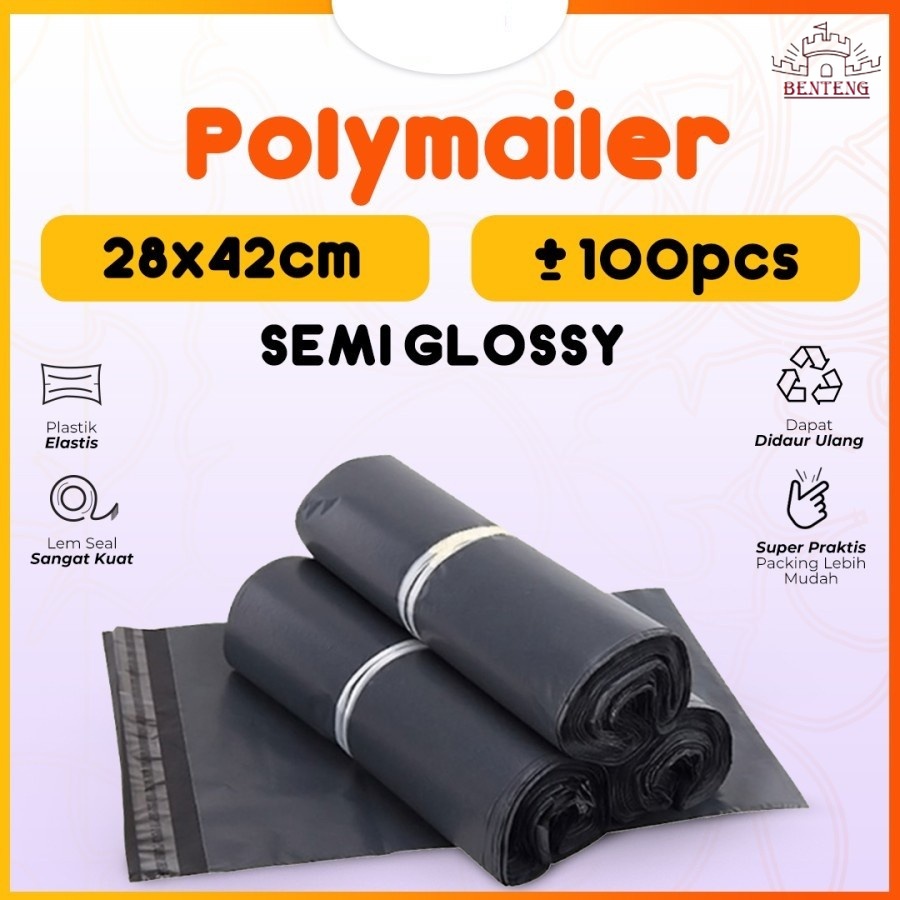 

PL28 - Plastik Packing POLYMAILER 28X42 CM 100 PCS