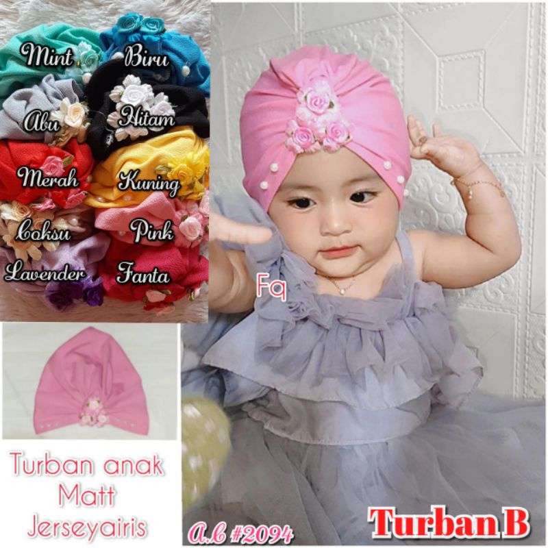 {COD TERMURAH} CIPUT TURBAN BAYI ANAK MOTIF BUNGA