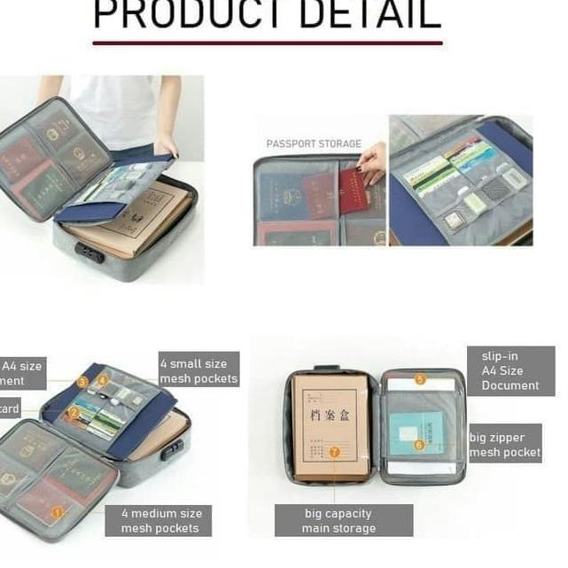 

Terbaru! Document Storage Bag / Penyimpanan Dokumen / Dijamin Dokumen Aman DEPATO 시