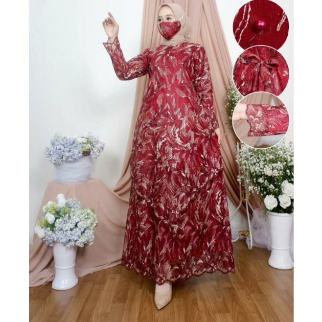 Gamis Tile Mutiara // Gamis Tile Mutiara Mekar // Kebaya Wisuda, Kebaya Modern, Gamis Wisuda Modern