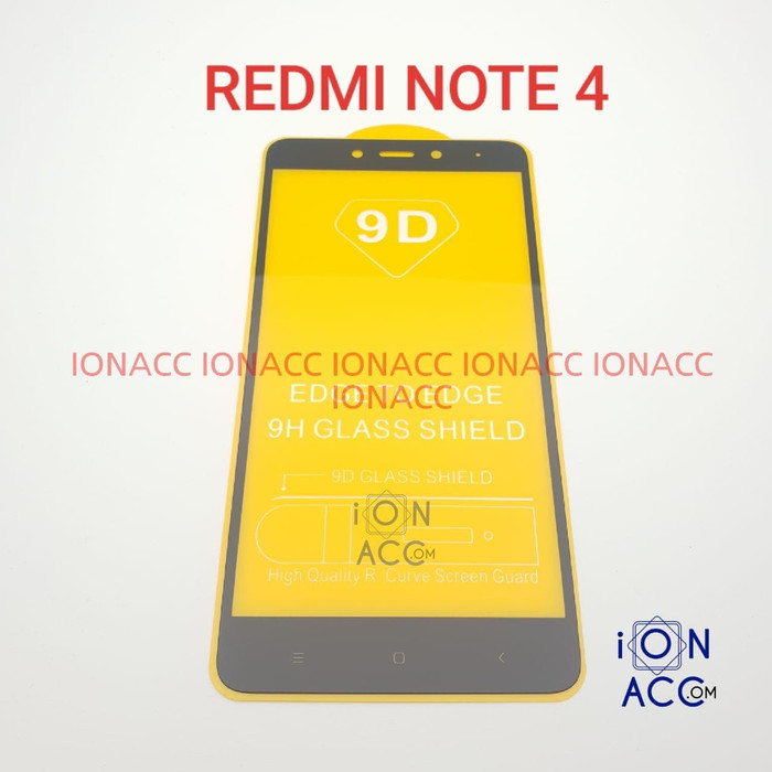 Tempered Glass Full HD For Redmi Note 7 6 5 4x 4 Pro - Anti Gores Kaca Full Lem