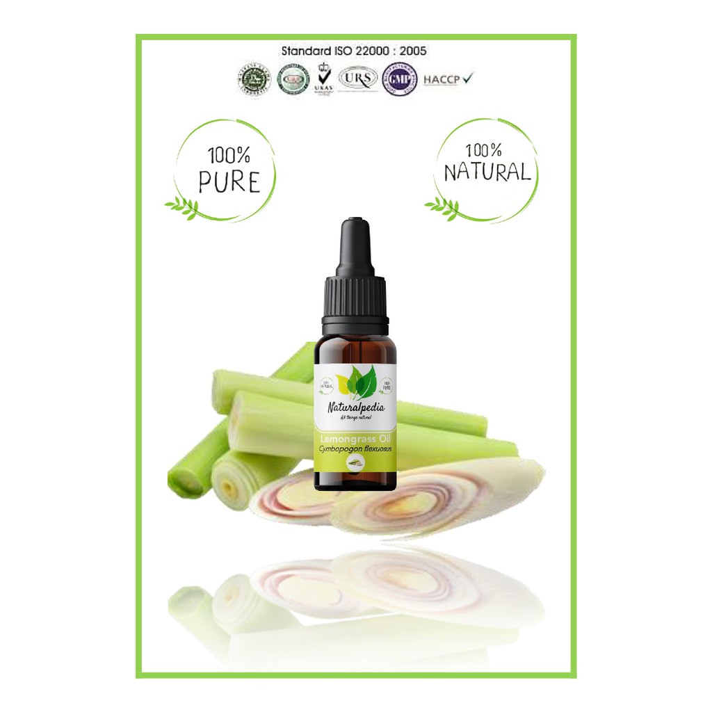 Pure Lemongrass Essential Oil / Minyak Esensial Atsiri Serai Sereh Murni 10ml