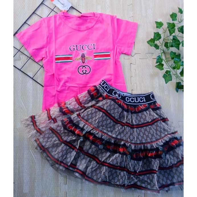 SETELAN BAJU PESTA ANAK CEWEK ROK TUTU + KAOS SAYAP 3-5 TAHUN / SETELAN ROK TUTU SAYAP PRINCESS ANAK PEREMPUAN 3 4 5 TAHUN