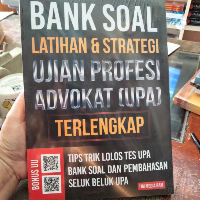 Jual CODES0X-52 Bank Soal Latihan Dan Strategi Ujian Profesi Advokat ...