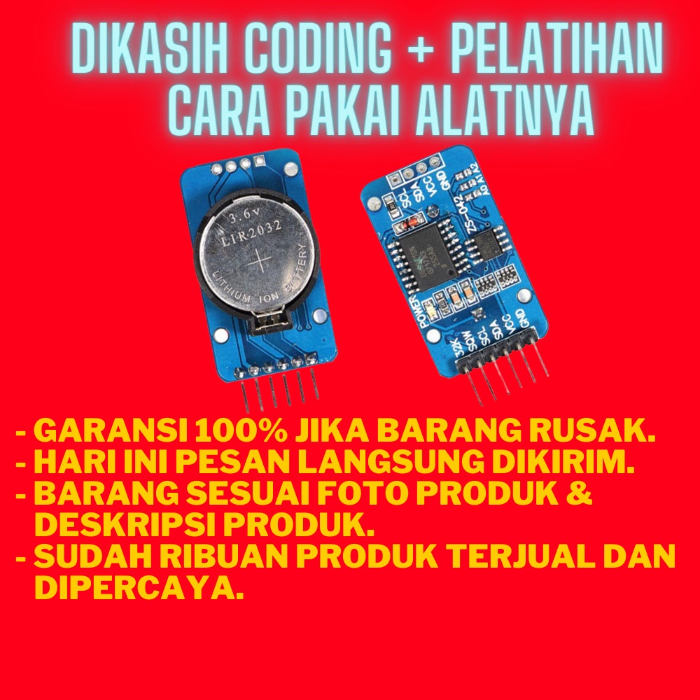 RTC real clock battery elektronik sn DS3231 arduino uno r3 nano fingerprint sensor sidik jari nfc di