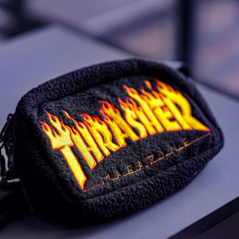 *Trasher Japan Licensed Flame Embroid Waisbag*   BNWT (Brand New With Tag)