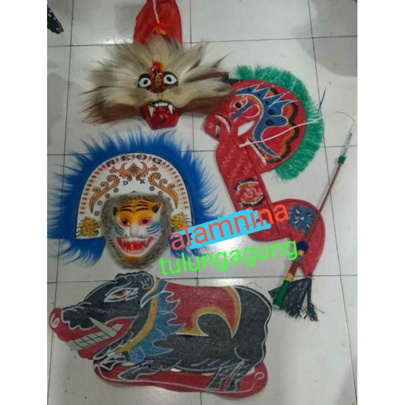 bujang ganong komplit satu paket 5barang