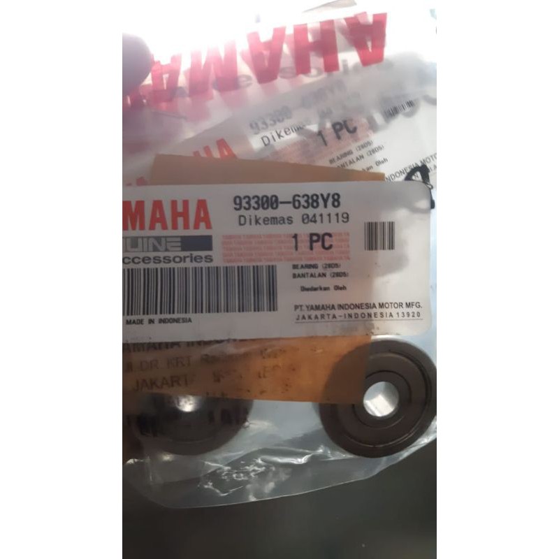 Laher Laker Bearing Bak CVT Mio Sporty dll Original Yamaha 93300-638Y8