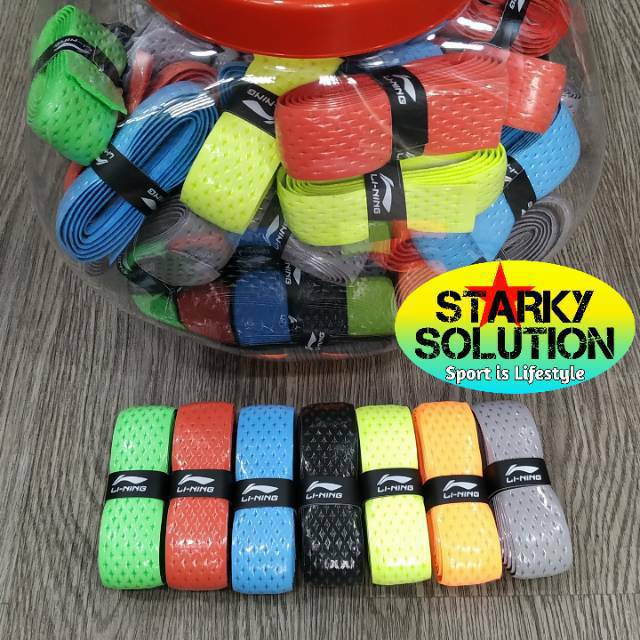 Lining Grip Karet Tebal Raket Bulutangkis Badminton Original