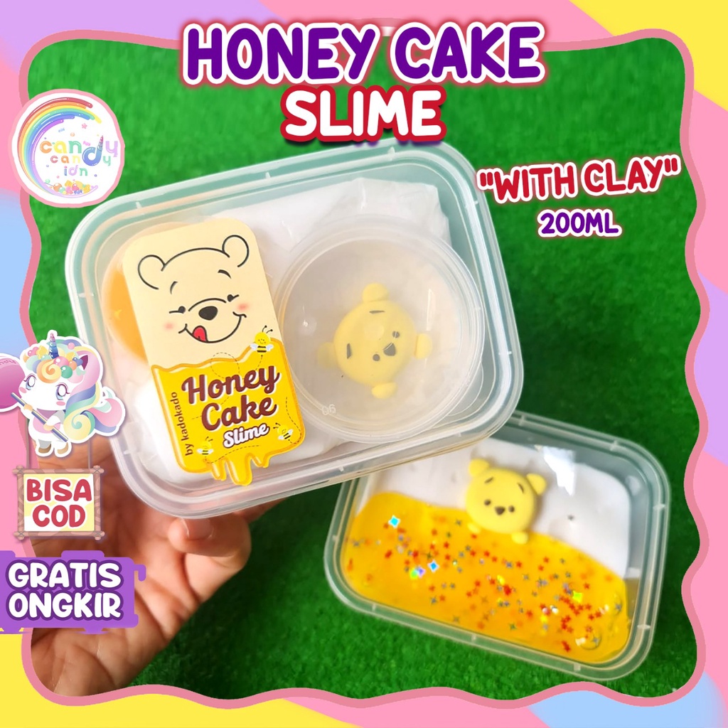 Honey Cake Slime with Clay by candycandy