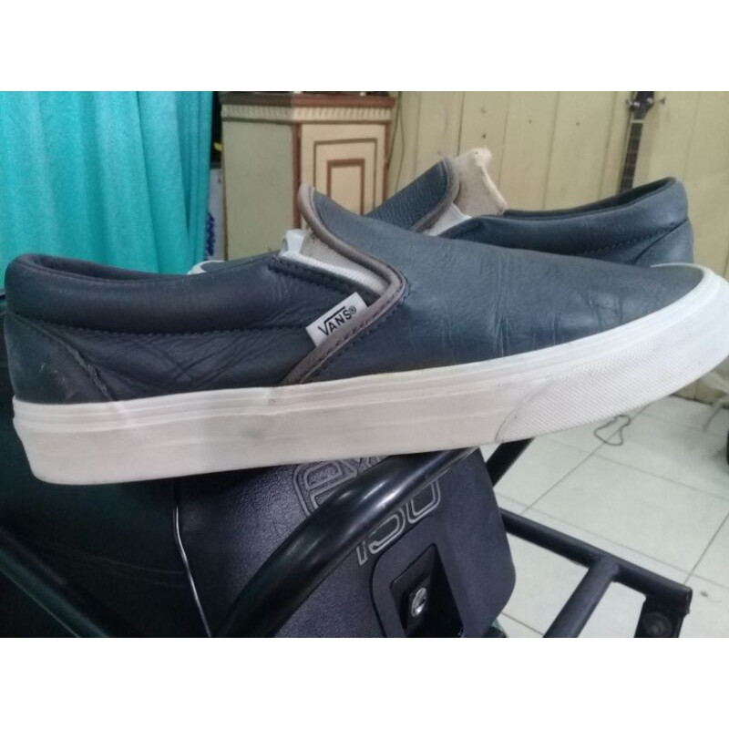 vans slip on leather sample original size 42 used