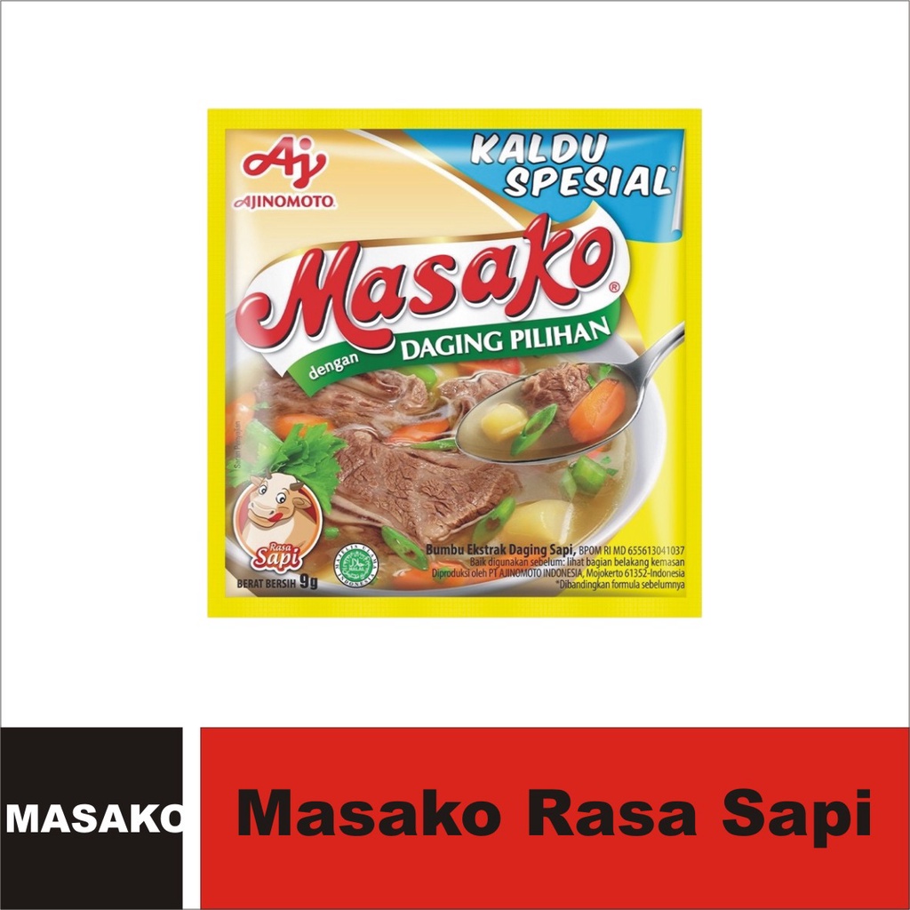 

Masako Rasa Kaldu Sapi Kemasan 9 gr Murah