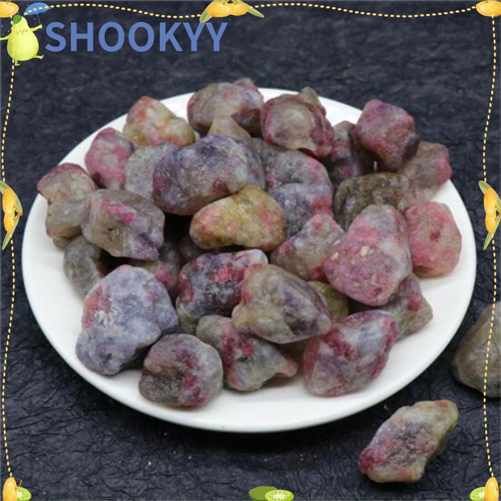 Chookey Ornamen Batu Kristal Mentah Alami Mini Asimetris Warna Putih Untuk Koleksi / Penyembuhan Rock