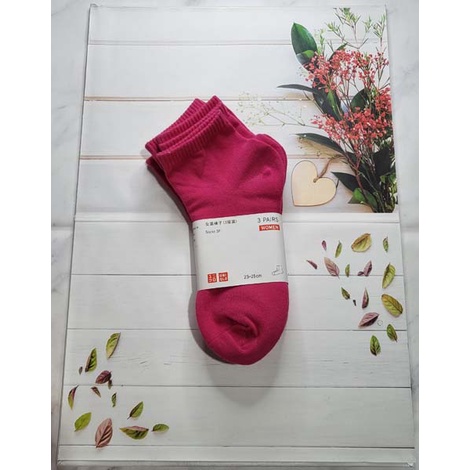 Uniqlo ankle Socks Premium Quality mata kaki wanita women cewe