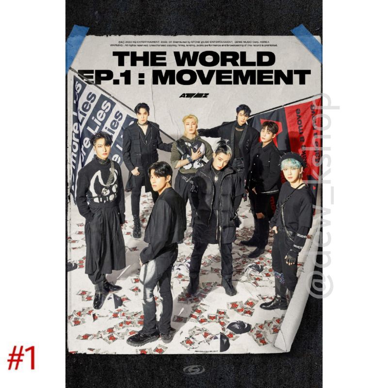 POSTER ATEEZ - THE WORLD EP.1 : MOVEMENT
