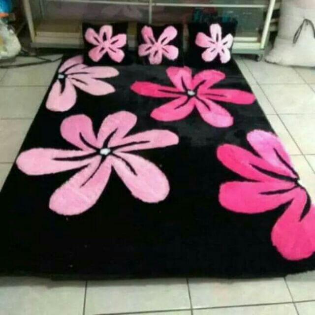 Karpet Bulu Rasfur Karakter Set 200x140x4cm