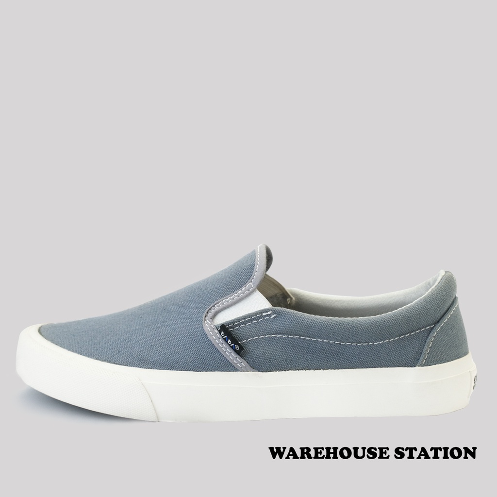 SABA Vintage Slip On Grey - Sepatu Sneakers Casual Pria Wanita