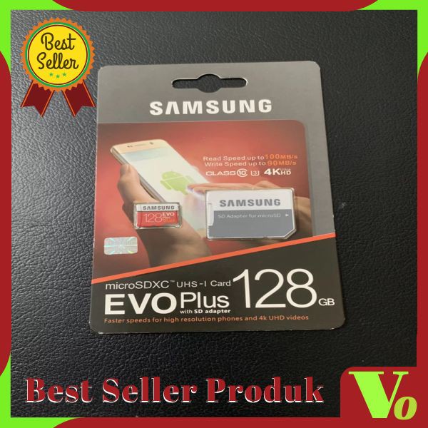 Samsung MicroSD 128GB EVO PLUS 100MBs Micro SD Card Samsung 128 gb